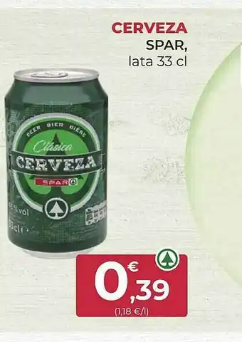SPAR Gran Canaria Cerveza spar lata oferta