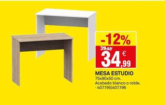 Bricoking Mesa estudio oferta