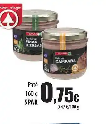 Spar Tenerife Paté spar oferta