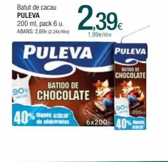 Condis Batut de Cacau Puleva oferta