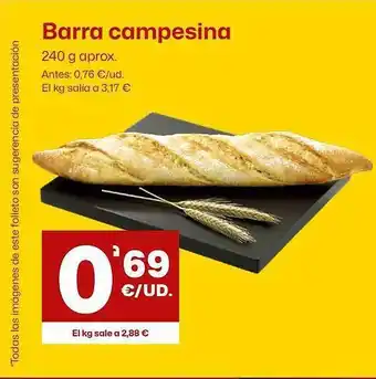 AhorraMas Barra campesina aprox oferta