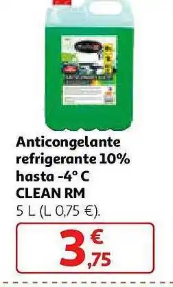 Alcampo Anticongelante refrigerante 10% hasta -4°c clean rm oferta