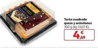 Alcampo Tarta cuadrada queso y arándanos oferta