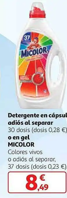 Alcampo Detergente en cápsule adiós al separar oferta