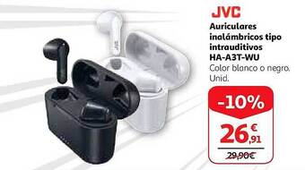 Alcampo Jvc auriculares inálámbricos tipo intrauditivos ha-a3t-wu oferta