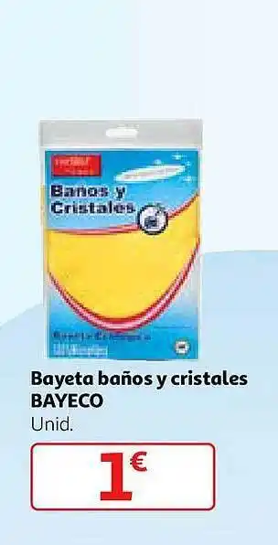 Alcampo Bayeta baños y cristales bayeco oferta