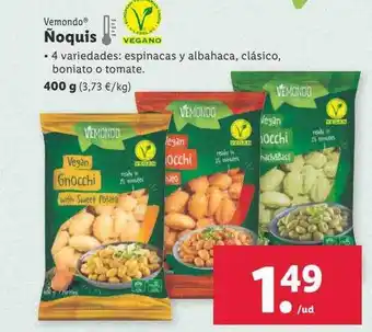 Lidl Vemondo ñoquis oferta