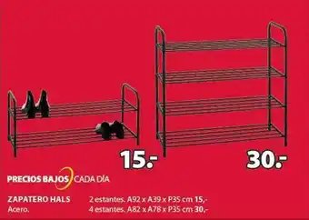 JYSK Precios bajos cada día zapatero hals oferta