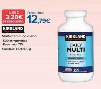 Costco Kirkland multivitamínico diario oferta