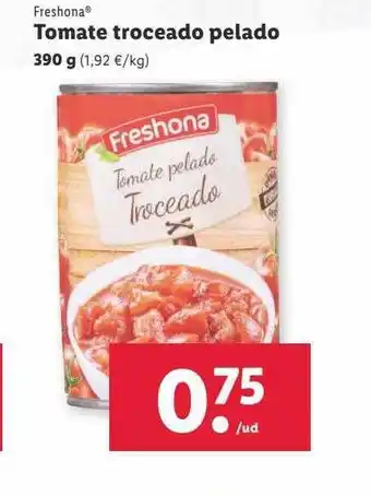 Lidl Freshona tomate troceado pelado oferta