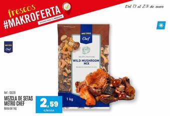 Makro Mezcla de setas metro chef oferta