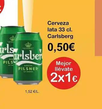 Spar La Palma Cerveza lata carlsberg oferta