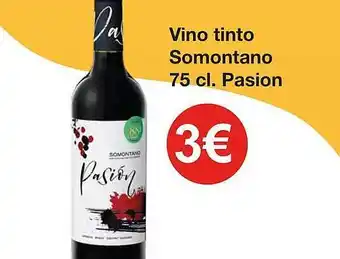 Spar La Palma Vino tinto somontano pasion oferta