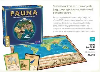 Fauna juego de mesa