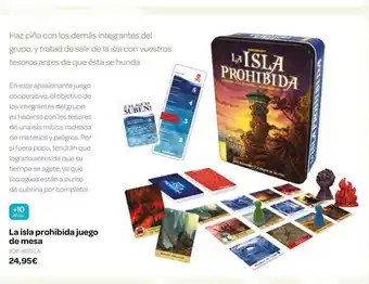 La isla prohibida juego de mesa