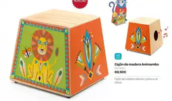 Cajón de madera animambo