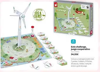 Dideco Eole challenge juego cooperativo oferta