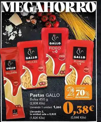 Gadis Pastas gallo bolsa oferta