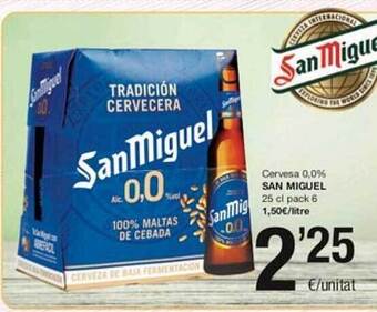 SPAR Fragadis Cervesa 0,0% san miguel oferta