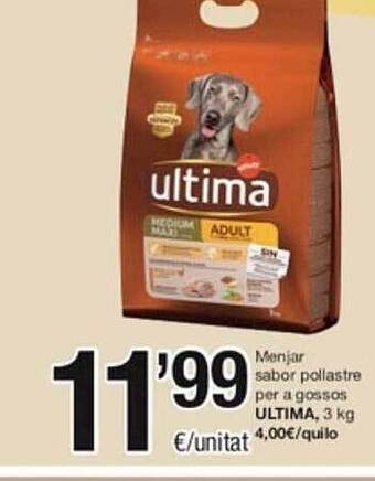 SPAR Fragadis Menjar sabor pollastre per a gossos ultima oferta