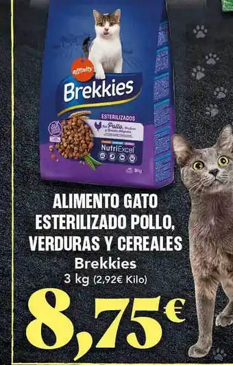 Gadis Alimento gato espterilizado pollo, verduras y cereales oferta