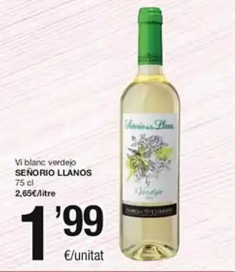 SPAR Fragadis Vi blanc verdejo señorio llanos oferta