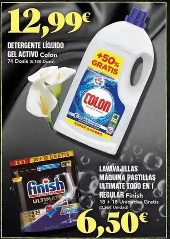 Gadis Detergente líquido gel activo colon lavavajillas máquina pastillas ultimate todo en 1 regular oferta