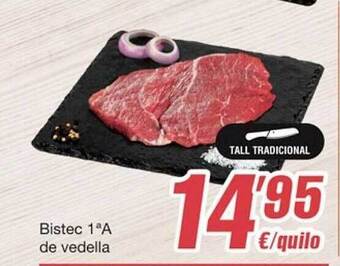 SPAR Fragadis Bistec 1a a de vedella oferta