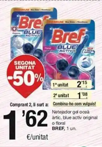 SPAR Fragadis Segona unitat -50% netejador gel oceà àrtic blue activ original o floral oferta