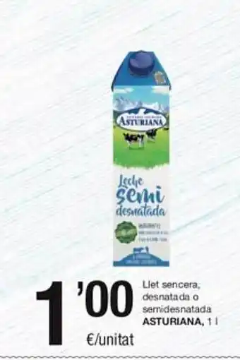 SPAR Fragadis Llet sencera desnataa o semidesnatada asturiana oferta