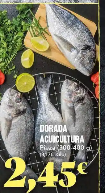 Gadis Dorada acuicultura pieza oferta