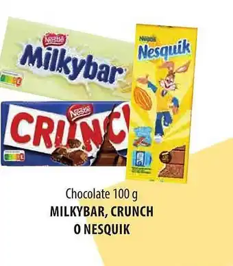 Spar Tenerife Chocolate milkybar, crunch o nesquik oferta