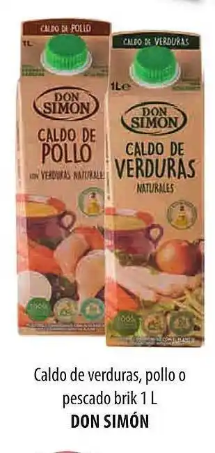 Spar Tenerife Caldo de verduras, pollo o pescado brik don simón oferta