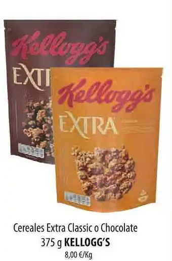 Spar Tenerife Cereales extra classic o chocolate kellogg's oferta