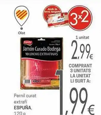 Valvi Supermercats Pernil curat extrafi espuña oferta