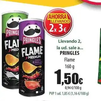 Spar Tenerife Pringles flame oferta