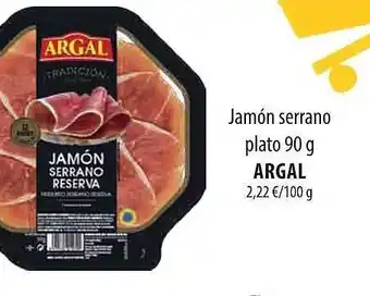 Spar Tenerife Jamón serrano plato argal oferta