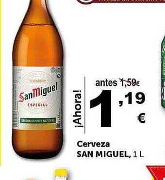 Masymas Cerveza san miguel oferta
