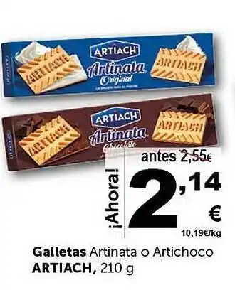Masymas Galletas artinada o artichoco artiach oferta