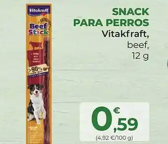 SPAR Gran Canaria Snack para perros vitakraft oferta