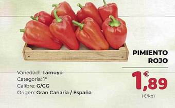 SPAR Gran Canaria Pimiento rojo oferta
