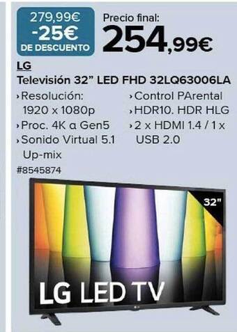 Costco Lg televisión 32 oferta