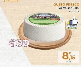 Queso fresco flor valsequillo