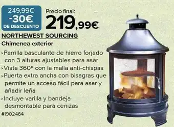 Costco Northerwest sourcing chimenea exterior oferta