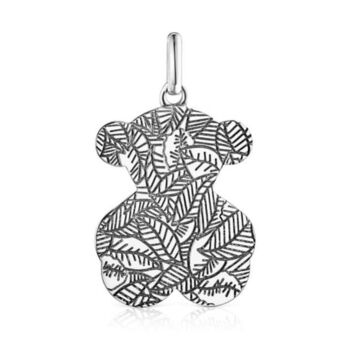 Tous Colgante grande de plata pavonada fragile nature oferta
