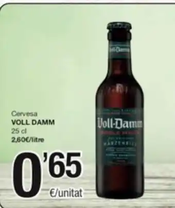 SPAR Fragadis Cervesa Voll Damm 25 cl. oferta