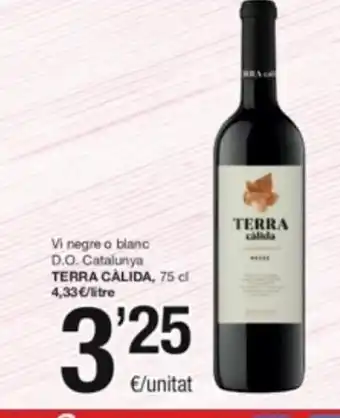 SPAR Fragadis Vi Negre o Blanc D.O Catalunya Terra Càlida 75 cl. oferta
