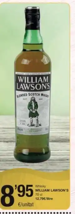 SPAR Fragadis Whisky William Lawson's 70cl oferta
