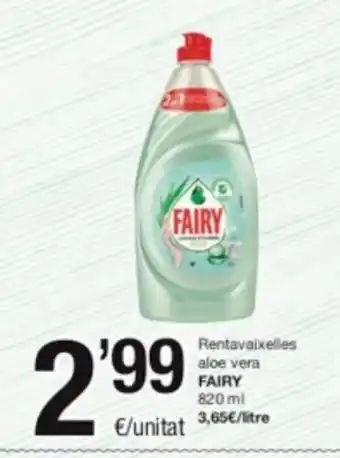 SPAR Fragadis Rentavaixelles Aloe Vera Fairy oferta