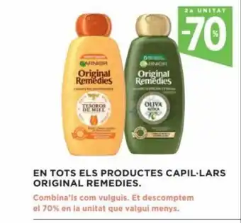 Hipercor En Tots Els Productes Capil-Lars Original Remedies oferta